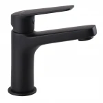 Смеситель для умывальника TOPAZ CAPRI TCA-15207-H44-BL картридж D25, H=140, шланги 45см