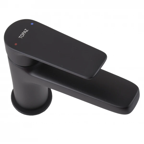 Смеситель для умывальника TOPAZ CAPRI TCA-15207-H44-BL картридж D25, H=140, шланги 45см