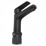 Смеситель для умывальника TOPAZ CAPRI TCA-15207-H44-BL картридж D25, H=140, шланги 45см