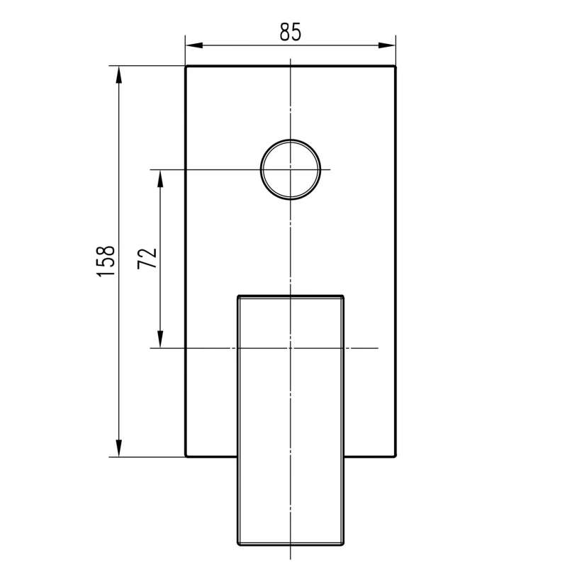 Душова система вбудована TOPAZ ODISS TO-18205-H66