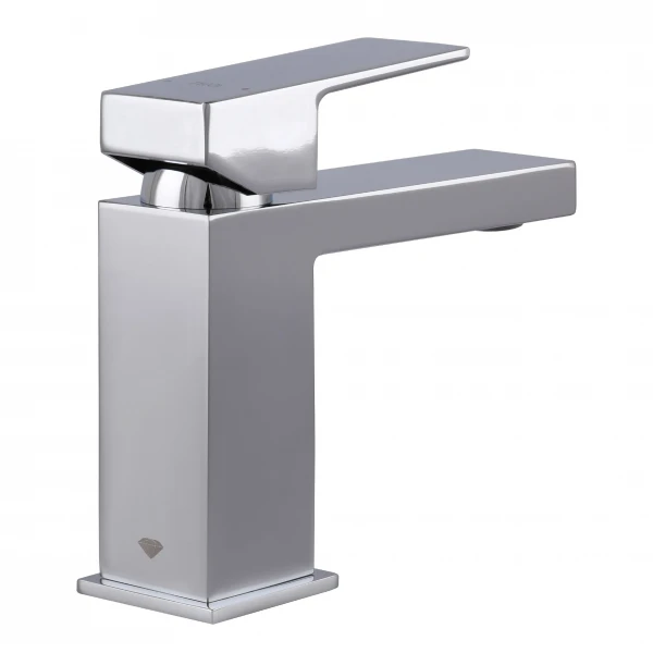 Смеситель для умывальника TOPAZ ODISS TO 18401-H61B Квадро cartridge D35, шланги 45см