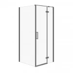 Душевая кабина Cersanit JOTA 90x90x195 правая прозрачное стекло профиль чорный
