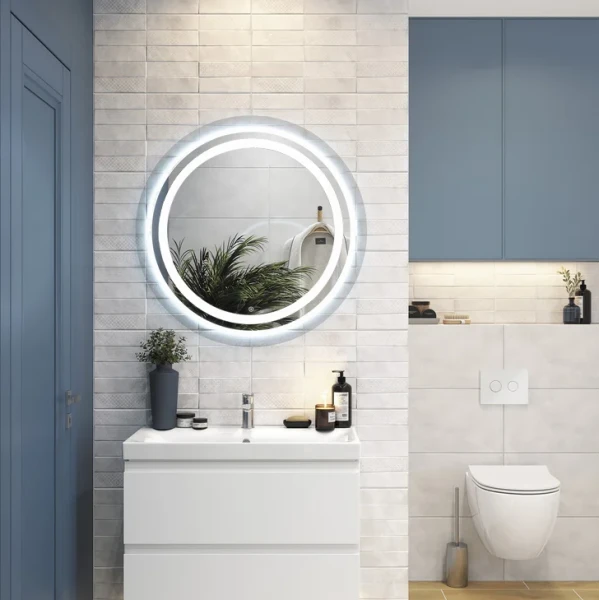 Зеркало UNIO MRR-09 RND-S 700 x 700 mm LED FL c сенсором