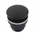 HG15-04A-10-BR-(BB)-Click-clack-Донний клапан ЛАТУНЬ ,Універсальний, Чорний мат (Box Globus Lux)