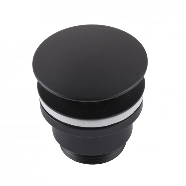 HG15-04A-10-BR-(BB)-Click-clack-Донний клапан ЛАТУНЬ ,Універсальний, Чорний мат (Box Globus Lux)