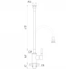 Змішувач для кухні Globus Lux Lazer GLLR-0203SA-BB-B01