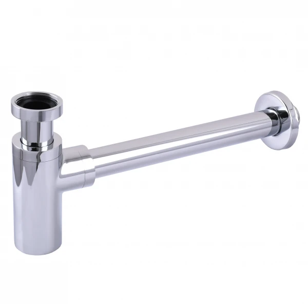 Сифон для раковин циліндричний Globus Lux GSB-32-125-00 1 1/4 ″, хром, латунь