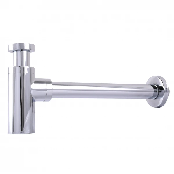 Сифон для раковин циліндричний Globus Lux GSB-32-125-00 1 1/4 ″, хром, латунь