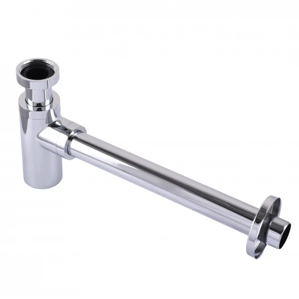 Сифон для раковин циліндричний Globus Lux GSB-32-125-00 1 1/4 ″, хром, латунь