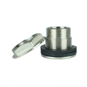 Врезка в бак 1 1/4″Н никелированное усиленное Б5104А(нк)