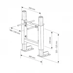 СИСТЕМА ИНСТАЛЛЯЦИИ ДЛЯ БИДЕ SIAMP SCU 350