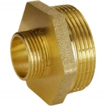Ниппель редукционный 1 1/4″х 1/2″НН латунный А0514А