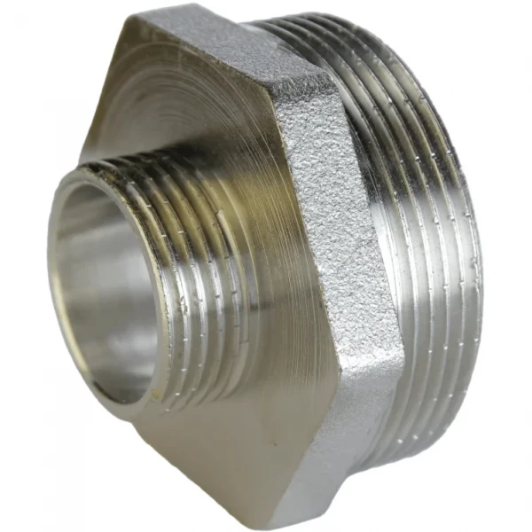 Ниппель редукционный 2″х 1 1/4″НН латунный А0544А