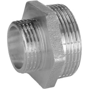 Ниппель редукционный 2″х 1 1/4″НН никелированный А0544А(нк)