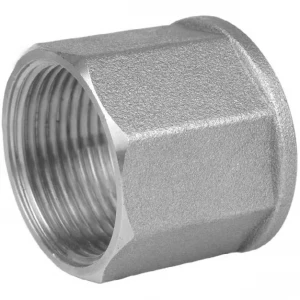 Муфта 1 1/2″ВВ никелированная восьмигранная А0355А(нк)