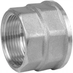Муфта редукционная 2″х1 1/2″ВВ никелированная восьмигранная А0341А(нк)