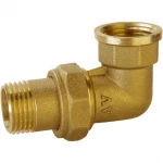 Згін американка кутова 3/4″ВЗ латунна Б0839А