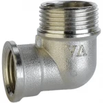 Уголок редукционный 3/4″х1/2″НВ никелированный А0106А(нк)
