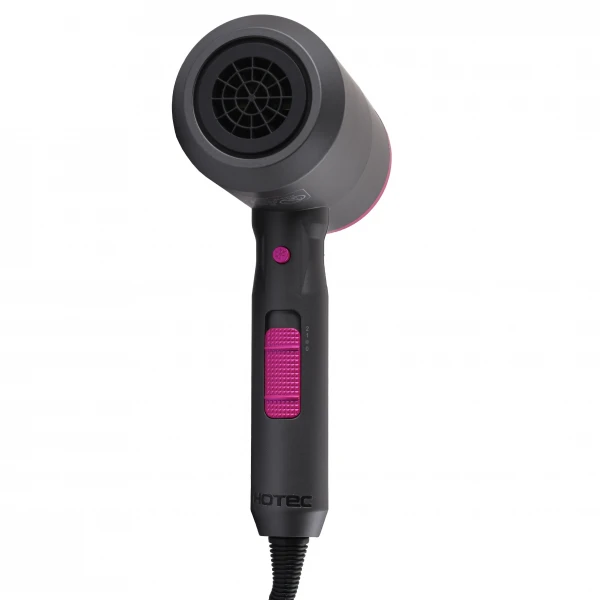 Фен HOTEC 12.403 для волосся готельний , корпус Графіт ABS (220В , 1600-1800Вт)