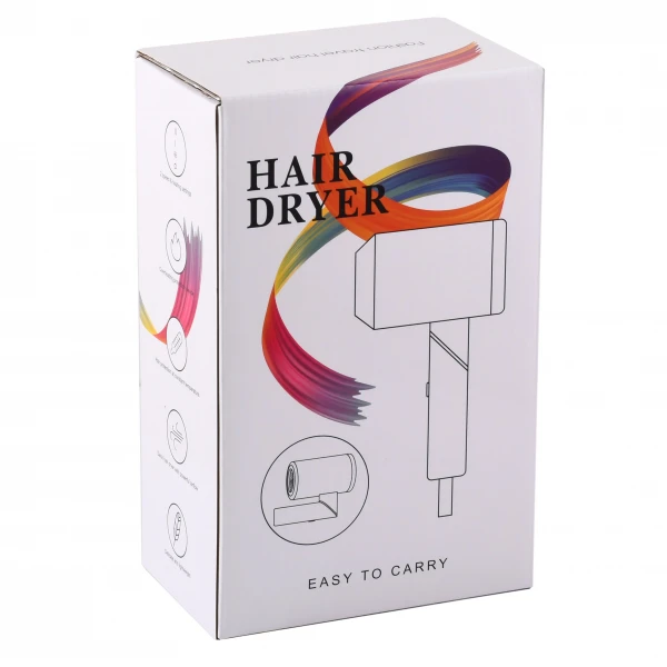 Фен HOTEC 12.403 для волосся готельний , корпус Графіт ABS (220В , 1600-1800Вт)