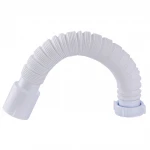 Трубка пластиковая гофрированная   Г0852 40х50 L=800 мм гайка пластик SOLOPLAST