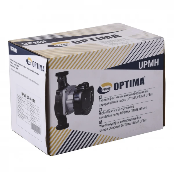 Насос циркуляційний енергоощадний Optima PRIME UPMH 25-40AUTO 180мм + гайки