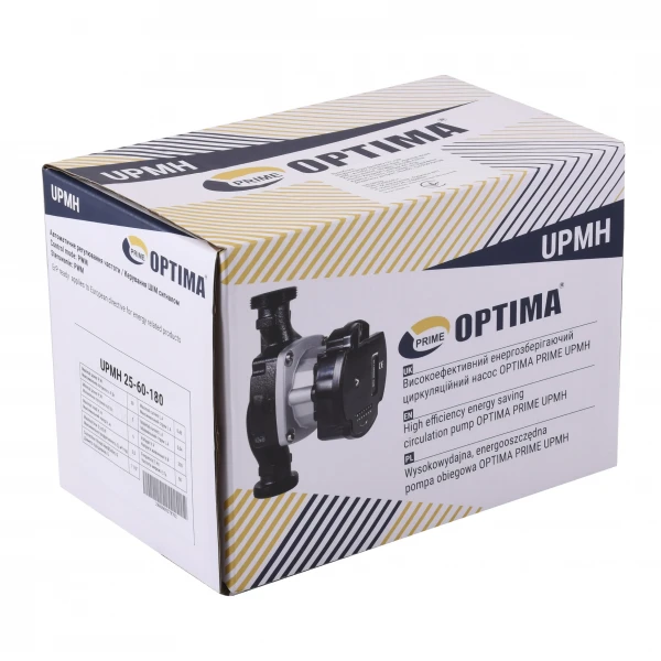 Насос циркуляційний енергоощадний Optima PRIME UPMH 25-60AUTO 180мм + гайки