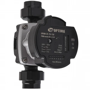 Насос циркуляційний енергоощадний Optima PRIME UPMH 25-70AUTO 130мм + гайки