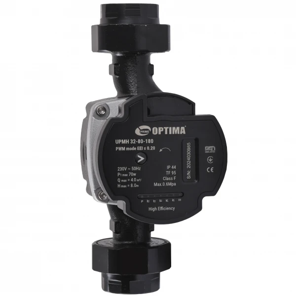 Насос циркуляційний енергоощадний Optima PRIME UPMH 32-80AUTO 180мм + гайки