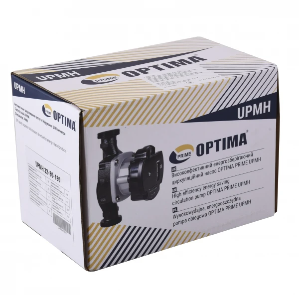 Насос циркуляційний енергоощадний Optima PRIME UPMH 32-80AUTO 180мм + гайки