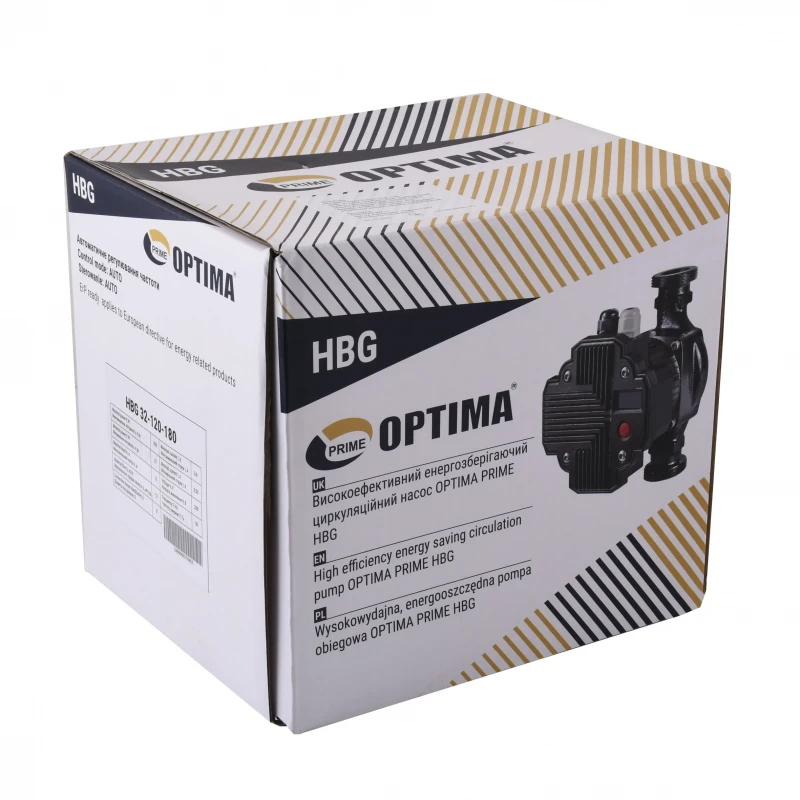 Насос циркуляційний енергоощадний Optima PRIME HBG 32-120AUTO 180мм
