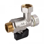 Кран кульовий котловий 3/4″ ARCO 150824 кутовий з накидною гайкою with FILTER