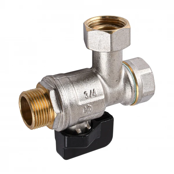 Кран кульовий котловий 3/4″ ARCO 150824 кутовий з накидною гайкою with FILTER