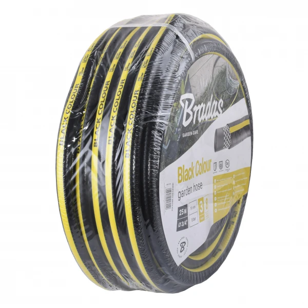 Шланг для полива BLACK COLOUR 3/4″ 25м, Bradas Польща черный WBC3/425