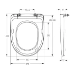 Сиденье для унитаза SoloPlast СПМ-5