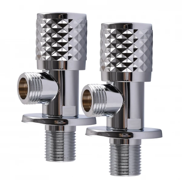 !!Набір кранів кутових кераміка PROFESSIONAL EXCLUSIVE 1/2″X1/2″ 9999 CHROME (1уп.)