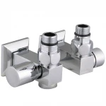 Набір Кран вентильний кутовий з американкою SOLOMON LUX 1/2″CUBE CHROM 8888_ТЕН (1уп.)