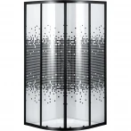Душевая кабина полукруглая без поддона WISLA N90TB.Mosaic BRAVO (1уп.)