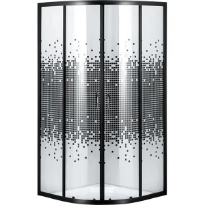 Душевая кабина полукруглая без поддона WISLA N90TB.Mosaic BRAVO (1уп.)