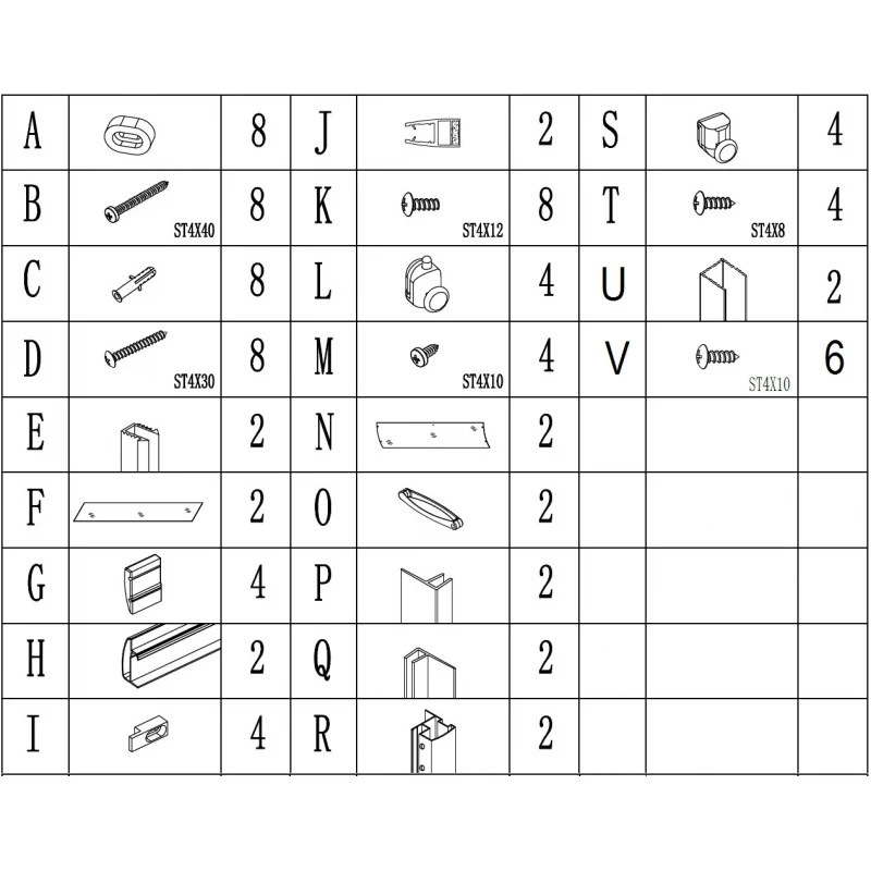 Душевая кабина полукруглая без поддона WISLA N90TB.Mosaic BRAVO (1уп.)