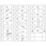 Душова кабіна квадратна без піддона ODRA N90TB.Mosaic BRAVO (1уп.)