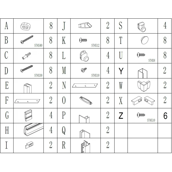 Душова кабіна квадратна без піддона ODRA N90TB.Mosaic BRAVO (1уп.)
