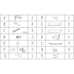 Душова кабіна пятикутна без піддона RABA N90GB BRAVO (1уп.)