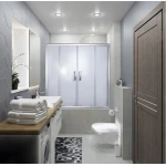 Шторка для ванної BRDA 150FS BRAVO (2уп.)