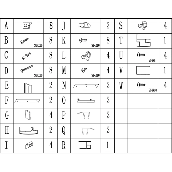 Шторка для ванної BRDA 170FS BRAVO (2уп.)