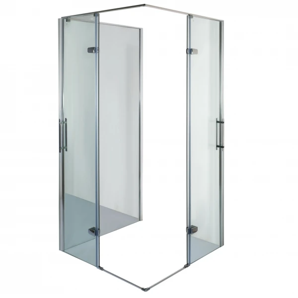 Душова кабіна квадратна без піддона від стіни WDA N90TC BRAVO (1уп.)