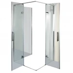 Душова кабіна квадратна без піддона від стіни WDA N90TC BRAVO (1уп.)