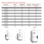 Бак Zilmet  solar-plus для систем солнечного отопления  105л 10bar ( 11A2010500 )
