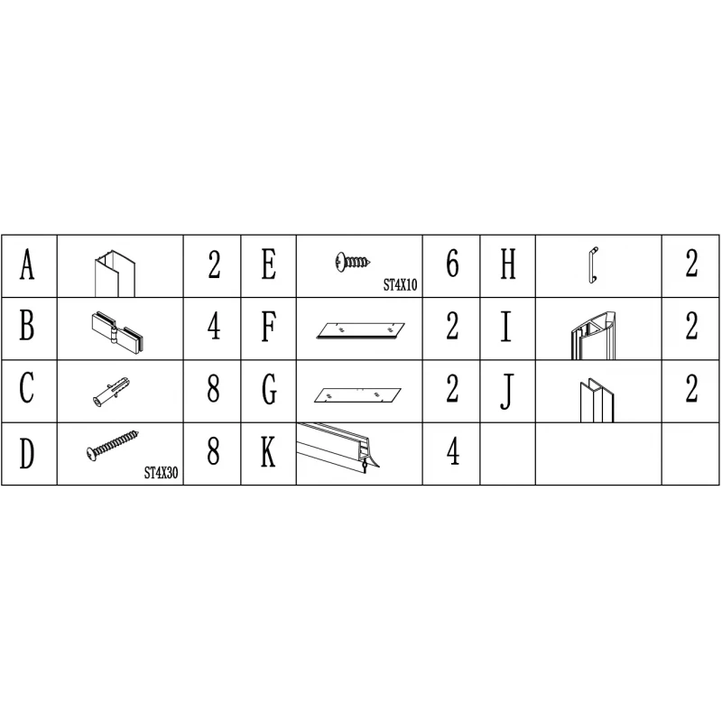 Душевая кабина квадратная без поддона PANEW N90TC BRAVO (1уп.)