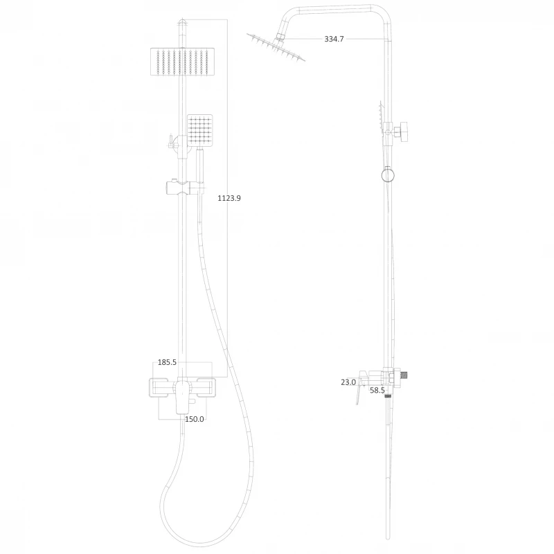 Душова система Globus Lux BONN GLB-0005N